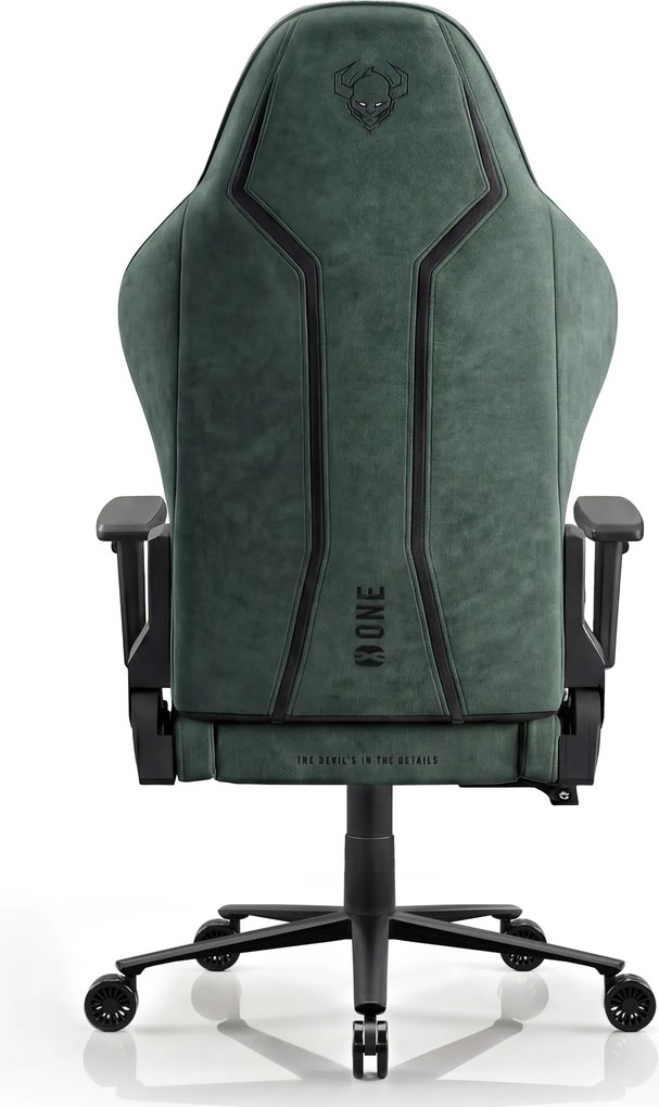 Gamer szék szövet King Size, fekete-zöld: Diablo X-One 2.0 Forest Green