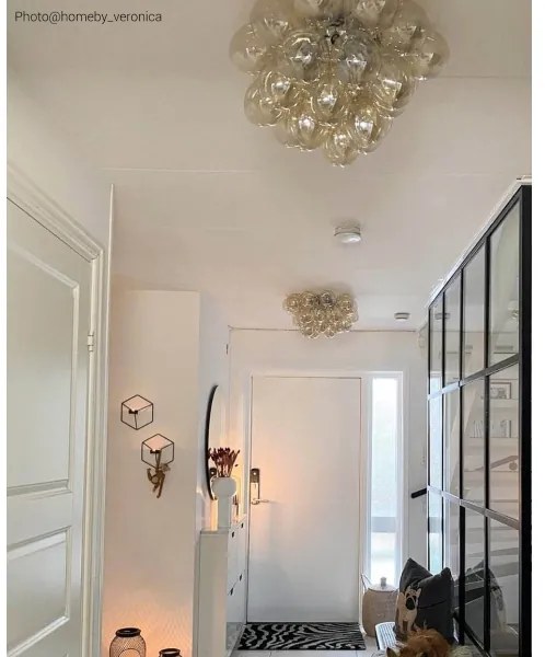 ByRydens 4202240-5503 - Mennyezeti lámpa GROSS 6xG9/5W/230V füstös/barna