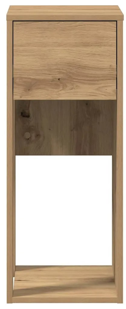 számítógépes toronyállvány fiókkal artisan tölgy 30x44x74 cm