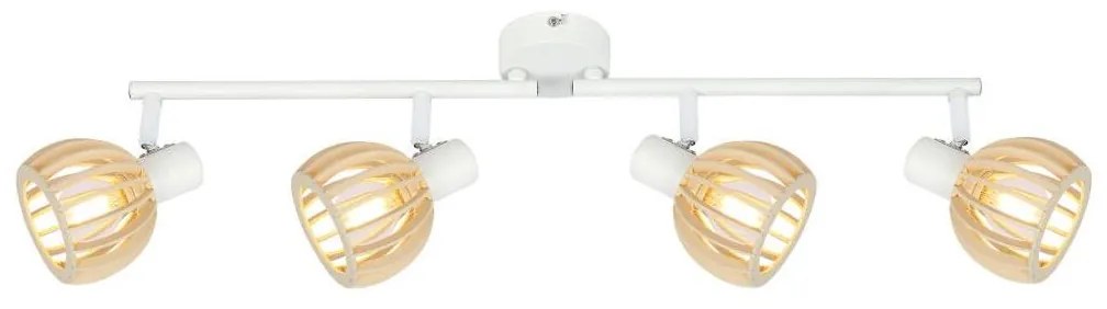 Spotlámpa ATARRI 4xE14/25W/230V fehér/bézs