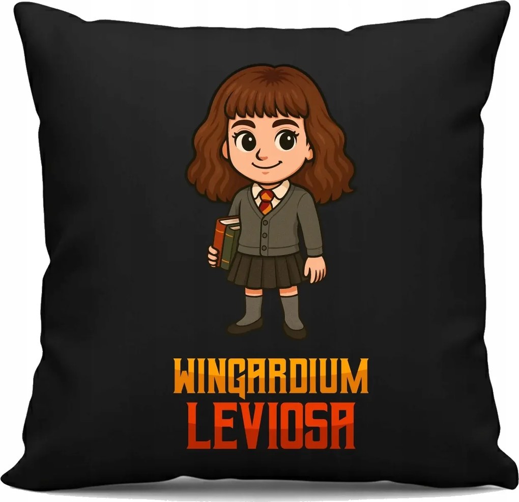 Wingardium Leviosa Hermione Granger Fekete Párna Harry Potter Rajongóknak