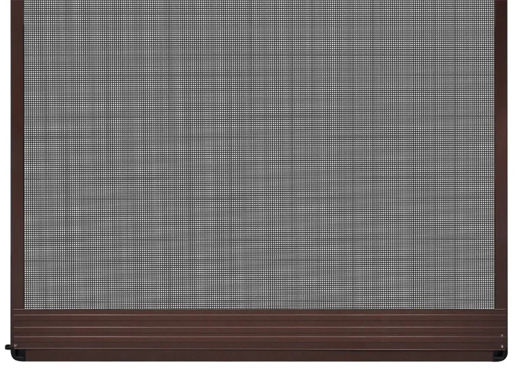 Barna zsanéros ajtó szúnyogháló 120 x 240 cm