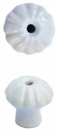 Kis porcelán bútorgomb, fogantyú