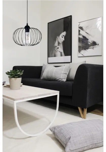 Csillár zsinóron BOCCA 1xE27/60W/230V