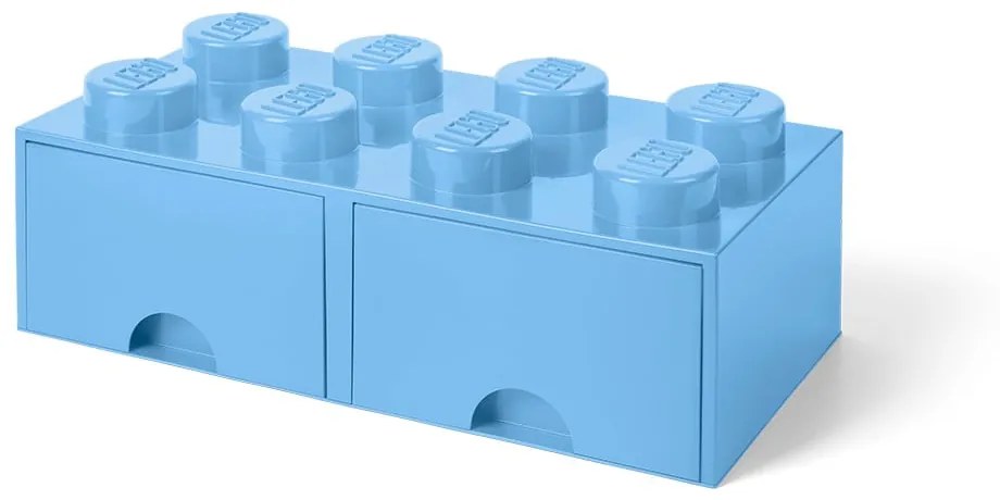 2 fiókos világoskék tárolódoboz - LEGO®