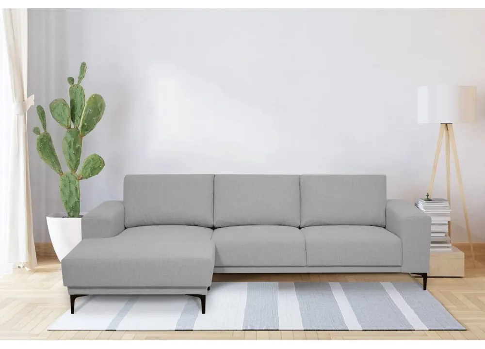 Szürke sarokkanapé (bal oldali) Chile – Scandic