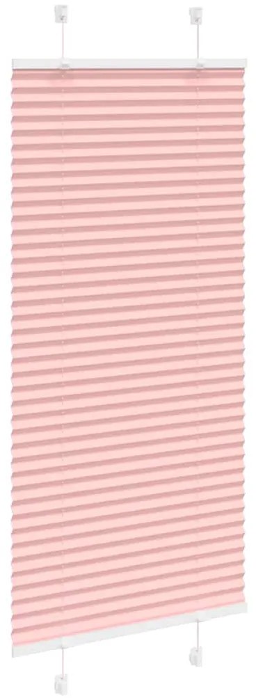pliszírozott redőny rózsaszín 65x150 cm szövetszélesség 64,4 cm