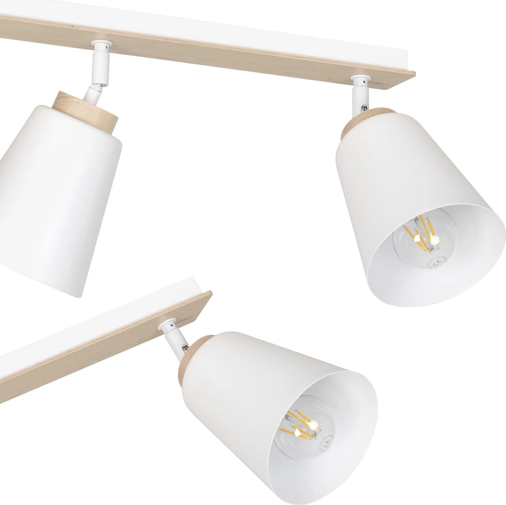 Emibig modern skandináv spot lámpa atlas fehér emi724/3