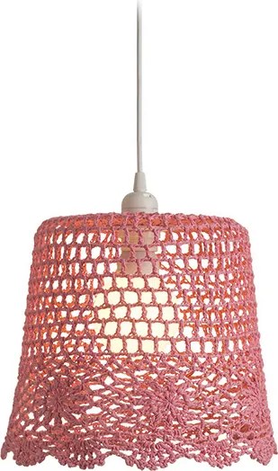 RENDL DAISY függő lámpabúra rózsaszín max. 15W