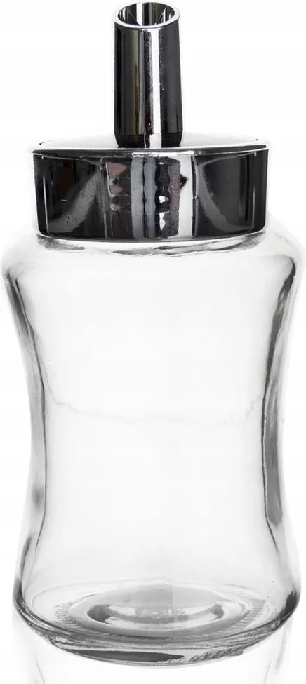 Cukrászda Üveg Cukortartó Fedővel Konyha Nappali 230 ML