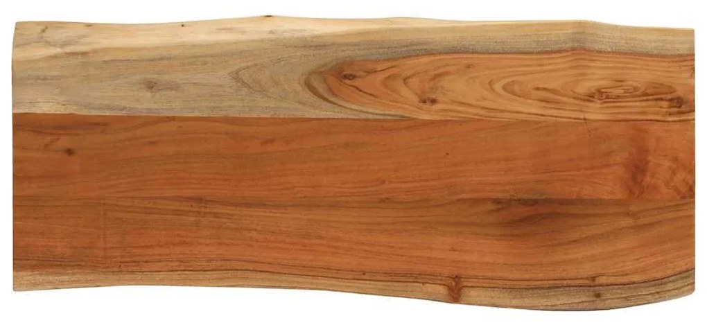 tömör akácfa téglalap alakú asztallap 90 x 40 x 3,8 cm