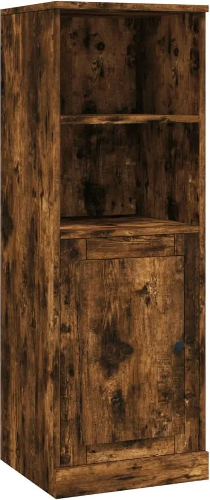 vidaXL füstös tölgy színű szerelt fa magasszekrény 36x35,5x103,5 cm