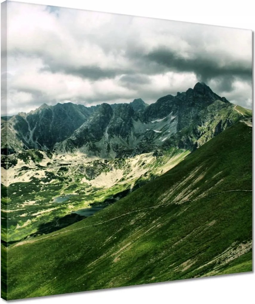 Vászonkép 40x40 Tátra Lengyel hegyek Kilátás