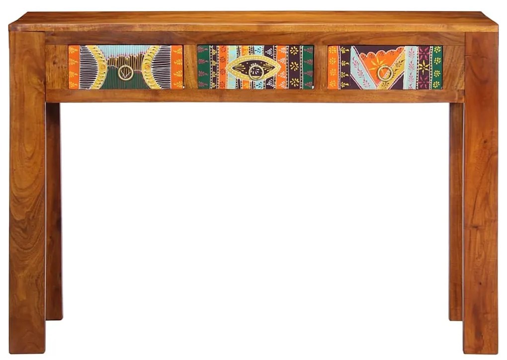 tömör akácfa tálalóasztal 110 x 35 x 75 cm