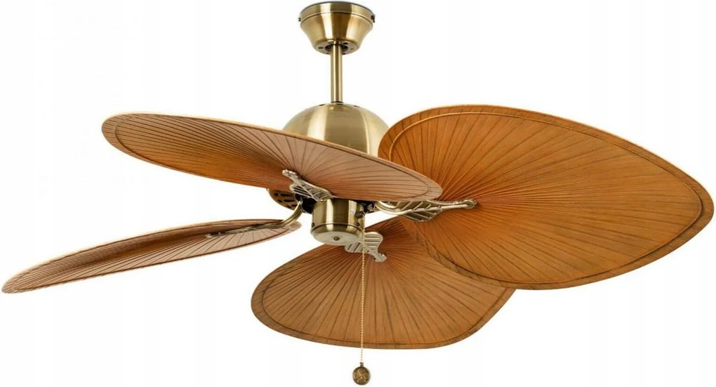 Faro Cuba L mennyezeti ventilátor, antik arany, 4 lapátos, világítás nélkül