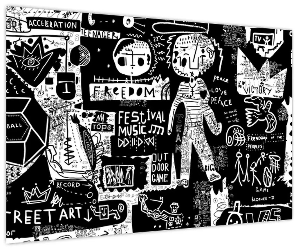 Kép - Graffiti (90x60 cm)