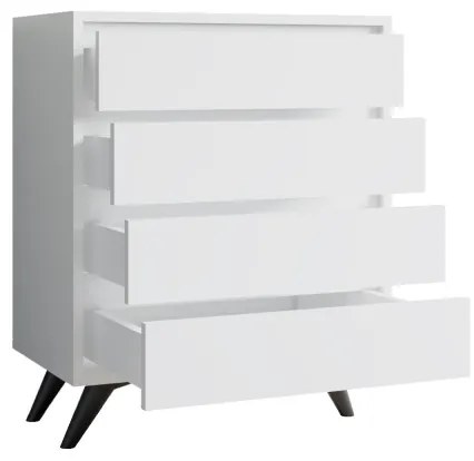 Szekrény SUVERA 86x70 cm fehér