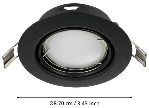 Eglo 900752 - KÉSZLET 3x LED Beépíthető lámpa PENETO 1xGU10/4,6W/230V
