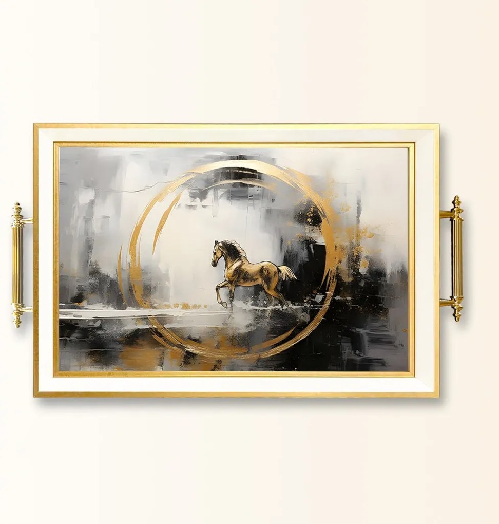 Üveg tálca, 38×24 cm – TPB9830