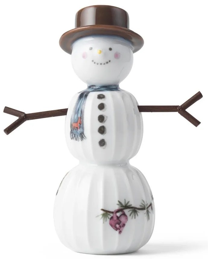 Porcelán karácsonyi figura (magasság 11,5 cm) Hammershøi Snowman – Kähler Design