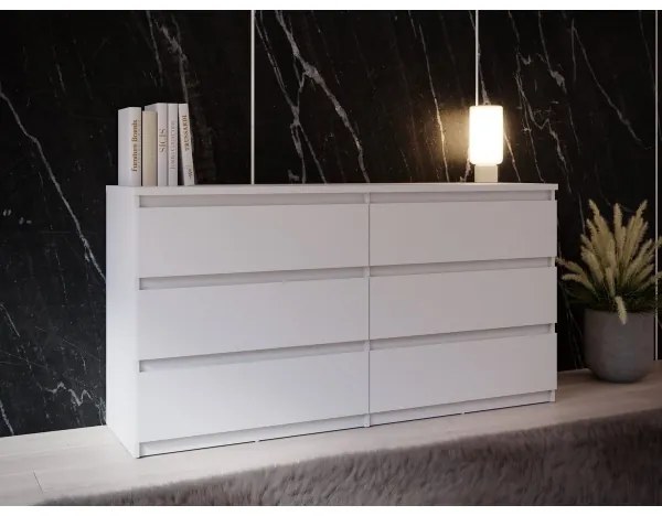 MAO fehér fiókos komód