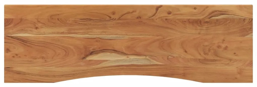 tömör akácfa téglalap alakú asztallap 140 x 50 x 2,5 cm