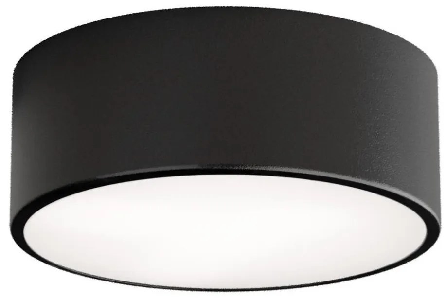 CLEO fürdőszobai mennyezeti lámpa érzékelővel, 1xE27/24W/230V, átmérő 20 cm, IP54, fekete