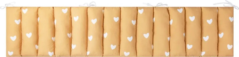 Bubaba 6 részes ágynemű szett- Yellow hearts
