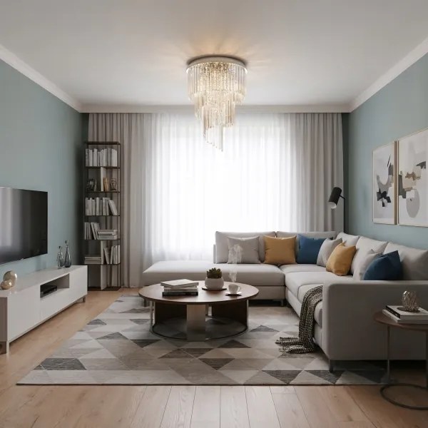 Ideal Lux - Kristály csillár CARLTON 12xE14/40W/230V átm. 50 cm króm