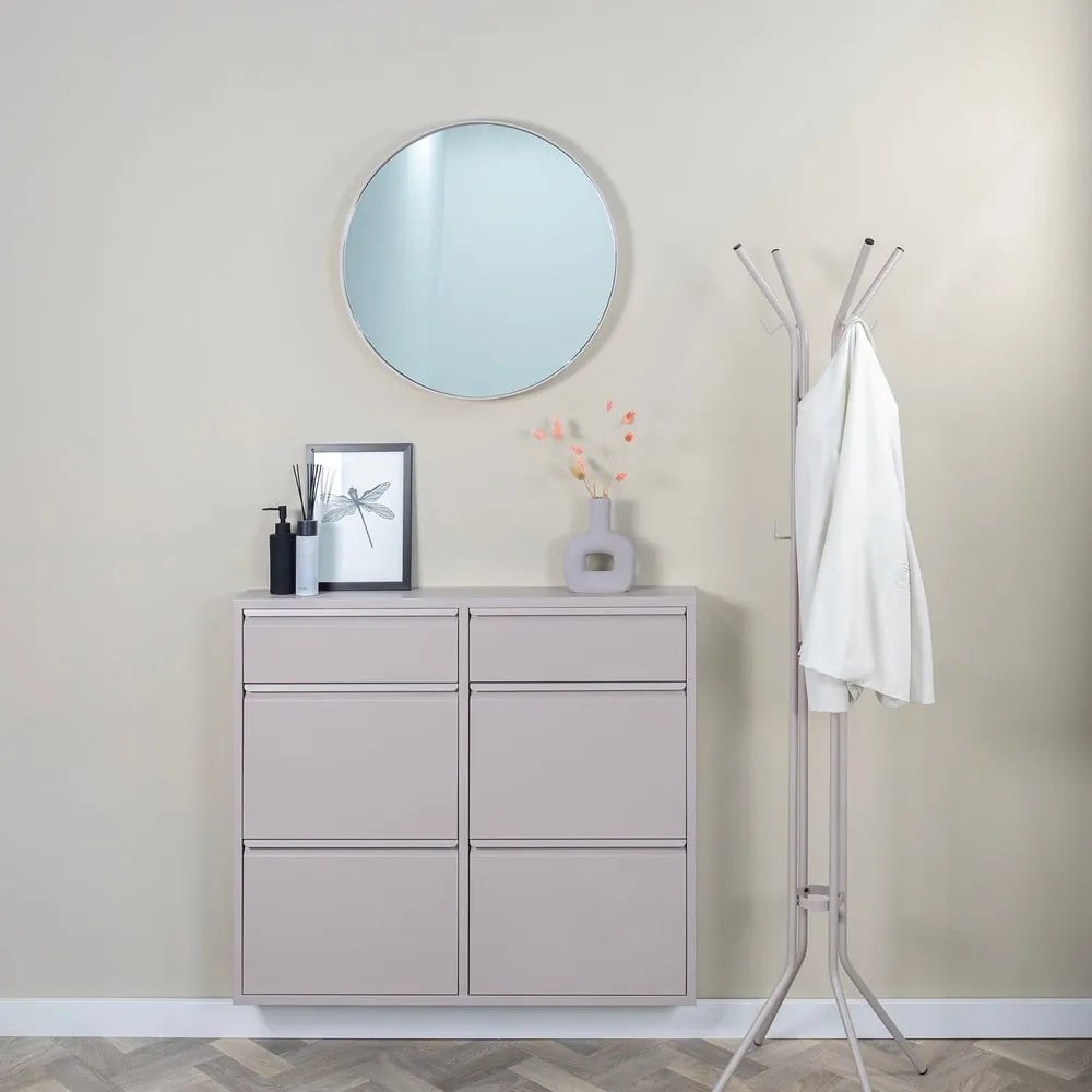 Szürkésbarna fém fogas ø 40x170 cm Jessy – Spinder Design