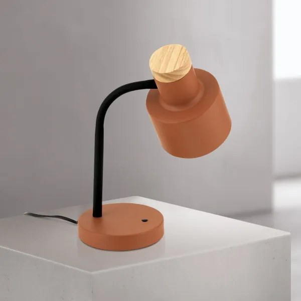 Orion - GILI asztali lámpa 1xE27/40W/230V, téglavörös