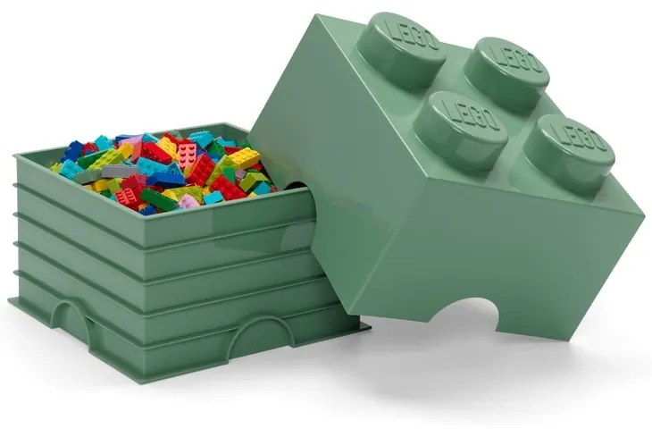 Zöld szögletes tárolódoboz - LEGO®