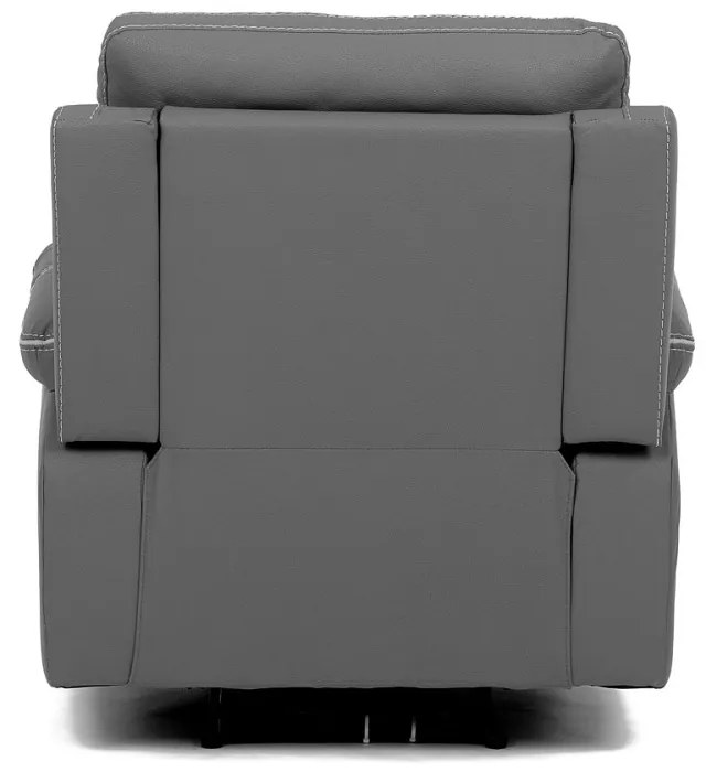 Fotoliu Pentru Tv Și Relaxare Cu Control Electric , Piele Ecologică Gri Tv-4134
