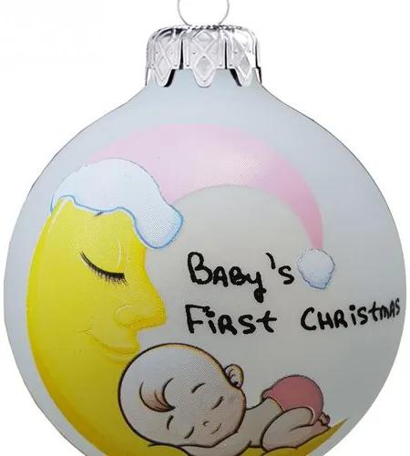 Baby first christmas holdas lány - Karácsonyfadísz