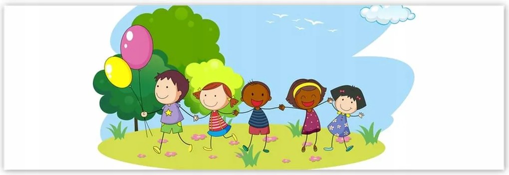 Poszterek 200x66 Játék lufikkal