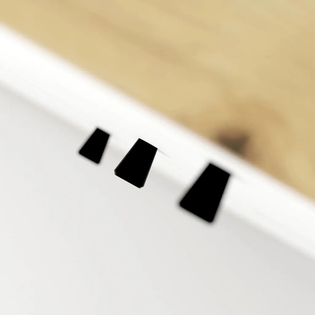 Komód 183 cm Artisan tölgy / fehér színkombinációban - BACARDI