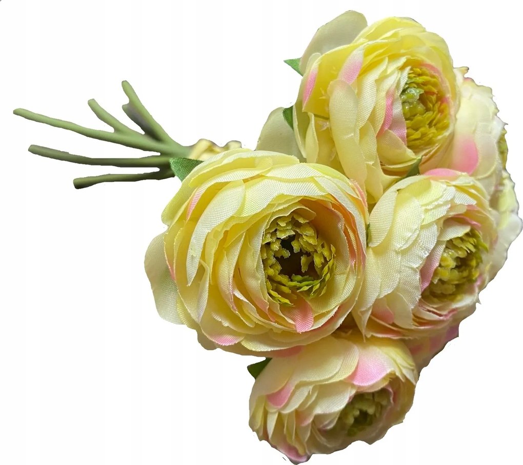 Kaméleon Sárga 03 Művirág, Csokor, Szár, Dekorációs Nád