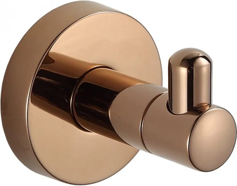 Mexen kiegészítők, Remo törölközőtartó, 1 kampós, rózsa arany, 70507351-60