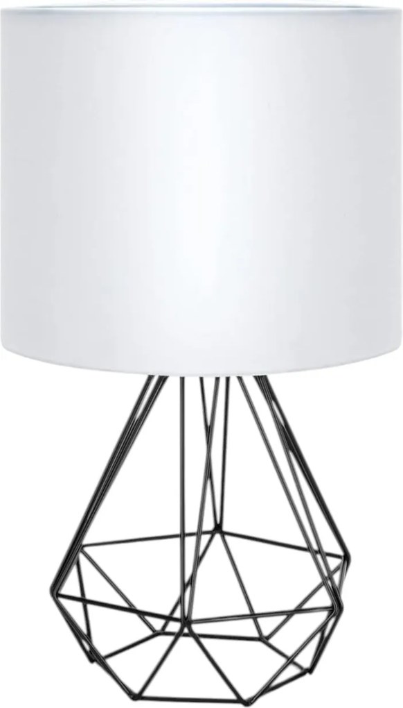 Aigostar Éjjeli Asztali Lámpa Fehér Lámpával Modern E14