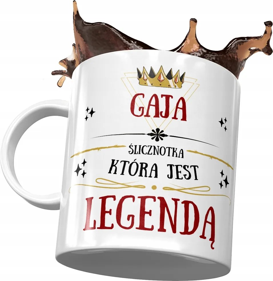 Bögre Gaia Feleség Barátnő Ajándék Nyomtatott Fotóval