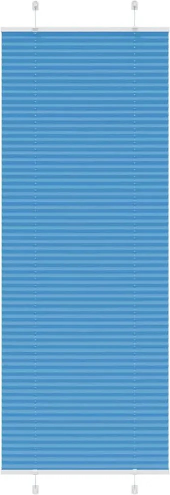 vidaXL pliszírozott redőny kék 75x200 cm Szövetszélesség 74,4 cm