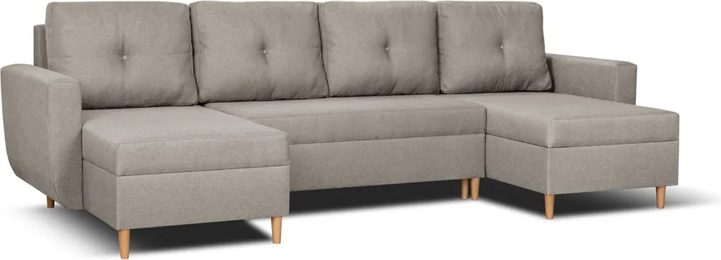 DORIS MAX Kinyitható sarokkanapé Bézs