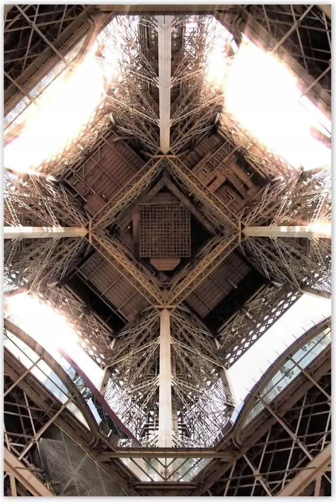 Poszterek 80x120 Eiffel-torony alulról