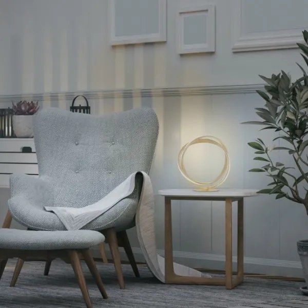 Paul Neuhaus 4531-12 - LED Dimmelhető asztali lámpa MELINDA LED/18W/230V arany