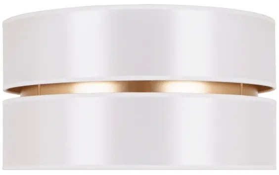 Duolla - Mennyezeti lámpa DUO 1xE27/15W/230V átm. 40 cm fehér/arany