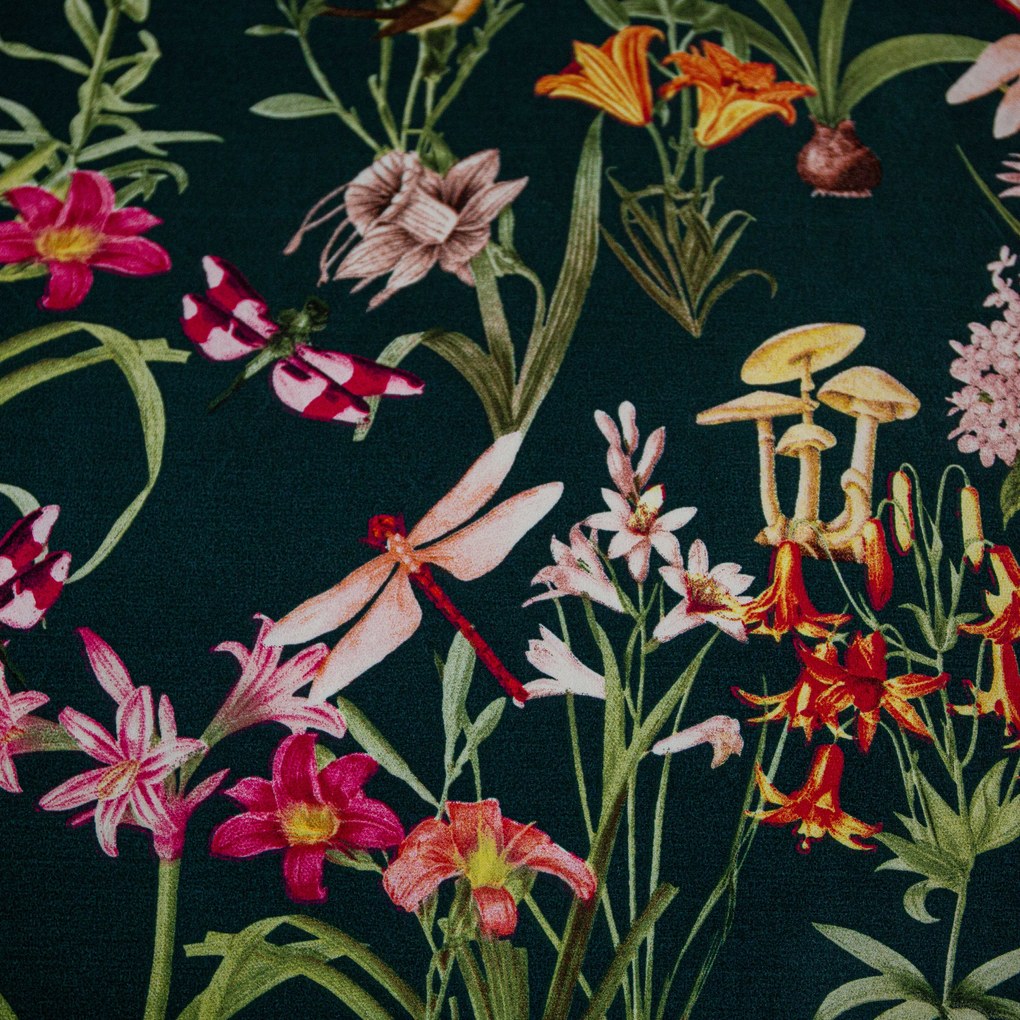 Mikroszálas ágynemű MYSTIC GARDEN sötétzöld Ágyneműhuzat mérete: 70 x 90 cm | 140 x 220 cm