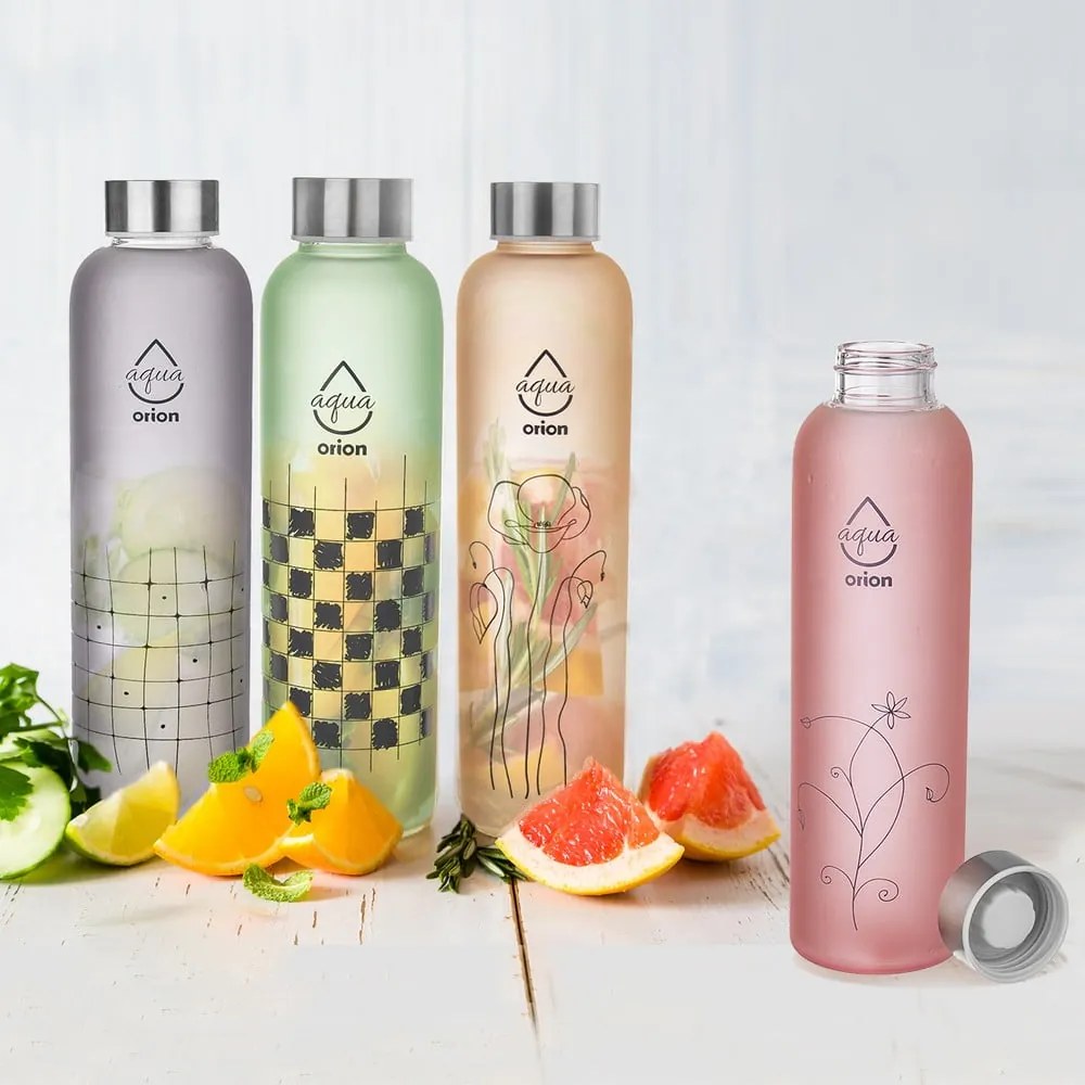 Zöld üveg ivópalack 600 ml Šachovnice – Orion