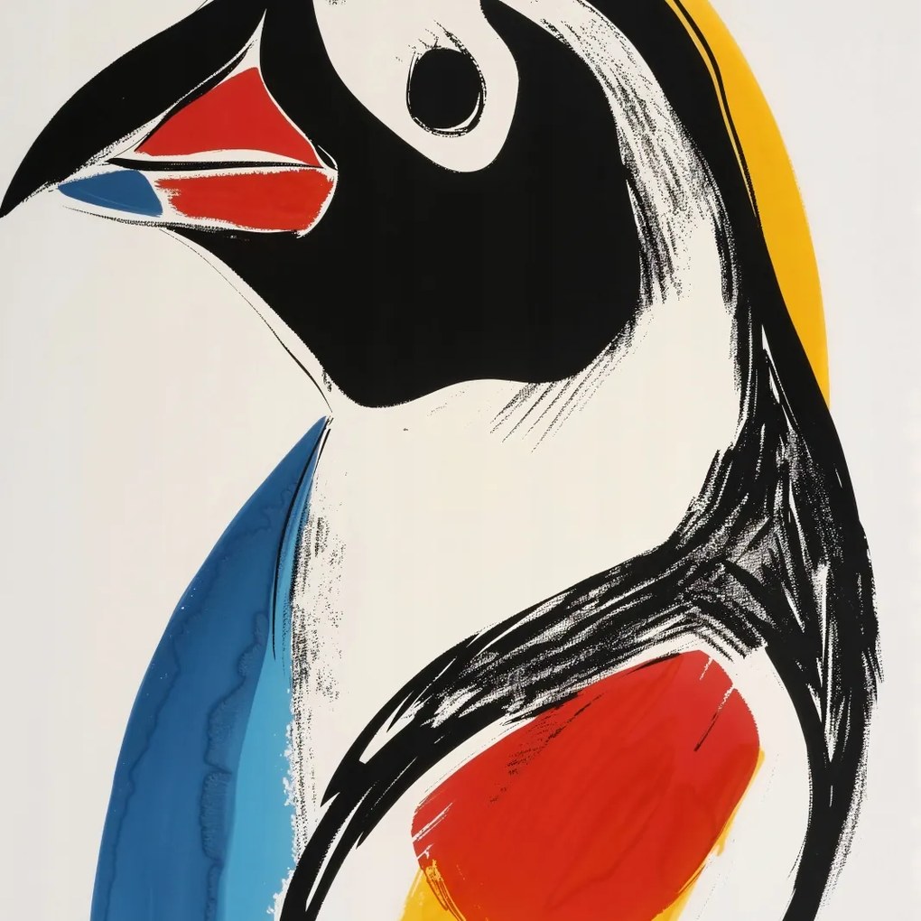 Poszter 50x50cm Madár portré