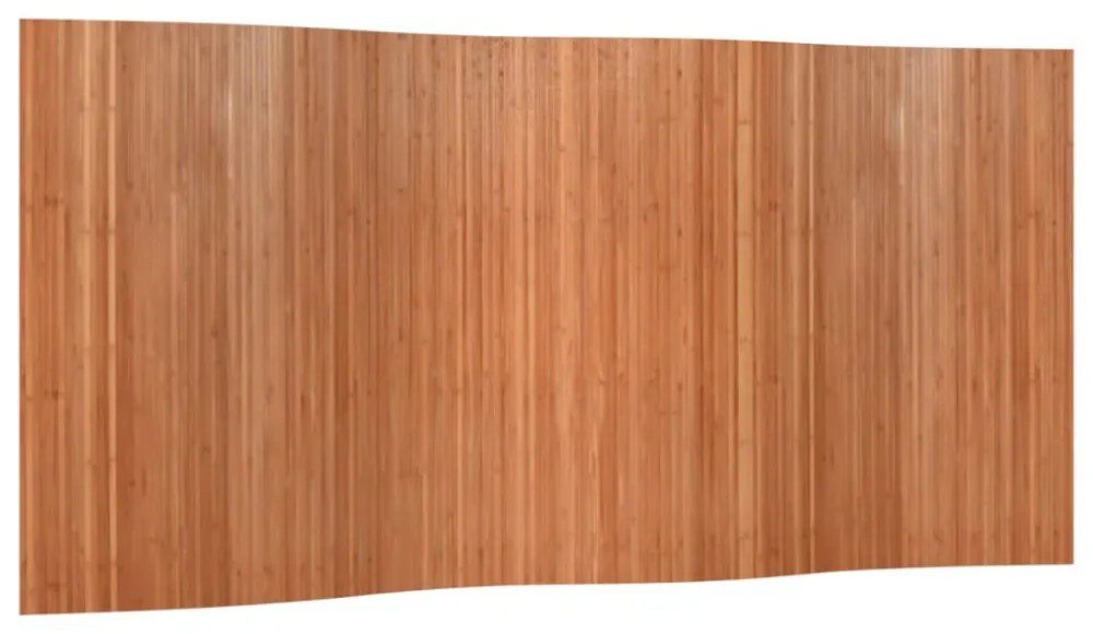 barna bambusz térelválasztó 165 x 400 cm