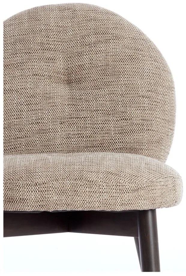 Bézs kárpitozott étkezőfotel szett 2 db-os Sinosa – Light &amp; Living